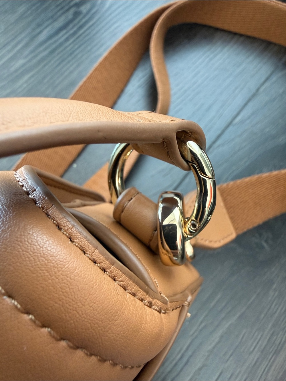 lululemon athletica Tan Leather-Look Crossbody Belt Bag with Coin Pouch - Picture 7 of 7